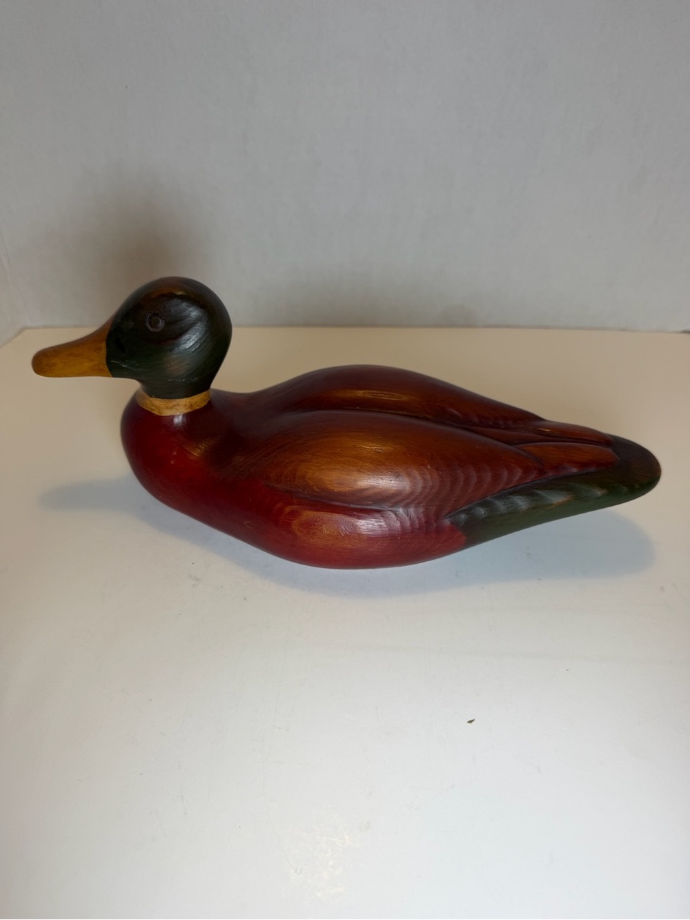 Vintage Carved & Painted Wooden Duck Decoy